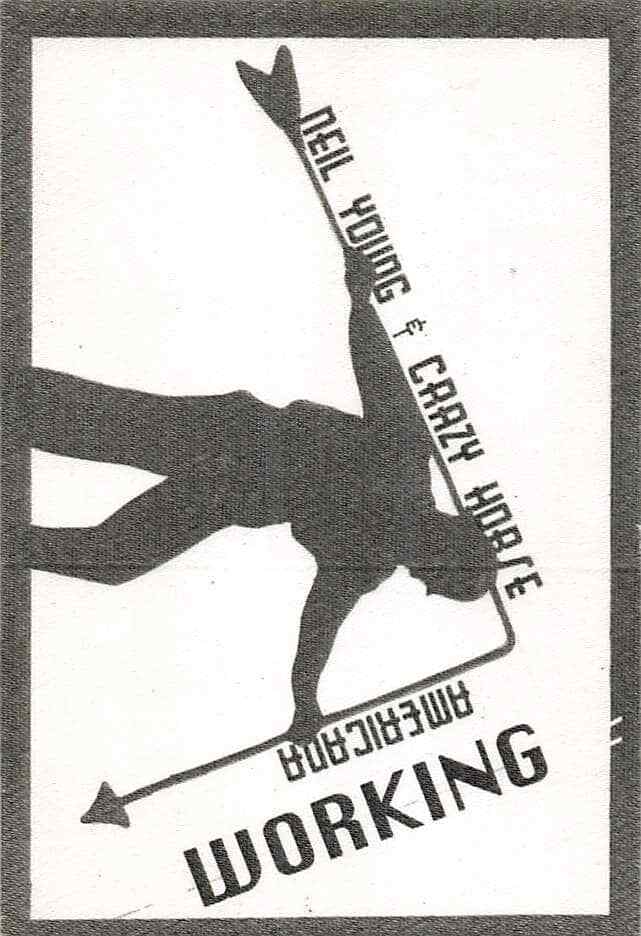 Neil Young & Crazy Horse Backstage Pass White Working Cloth Variant