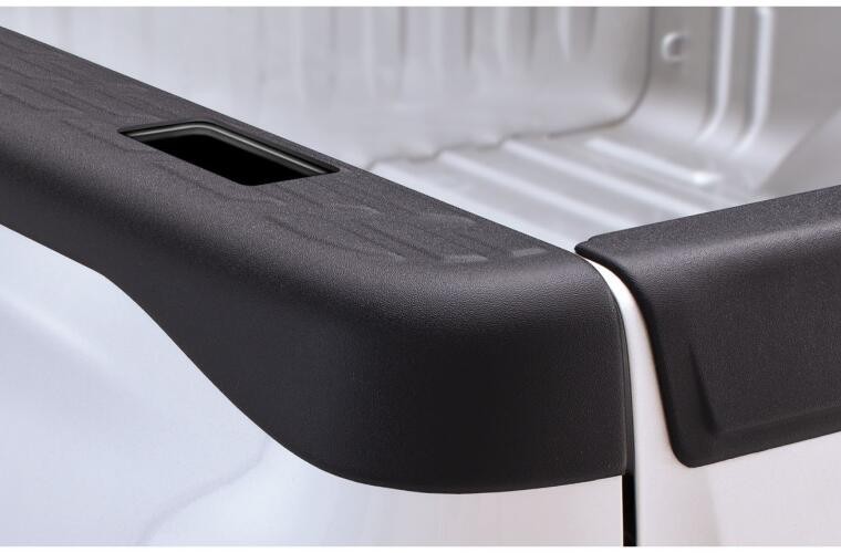 Bushwacker 49526 Bed Side Rail Protector Ultimate Style Textured Black