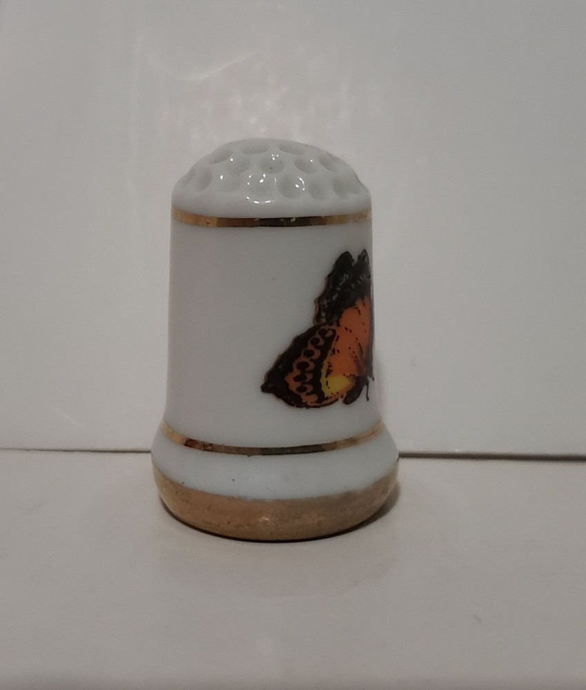 Orange Monarch Butterfly Thimble
