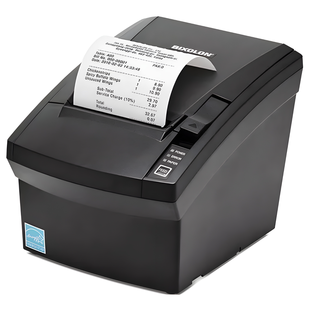 Bixolon SRP-330 II Receipt Printer (USB/Eth, Auto Cutter, PS, Cable & Roll)