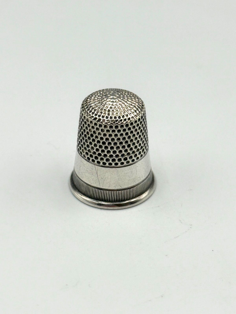 Antique Larkin Sterling Silver Thimble, C. 1916