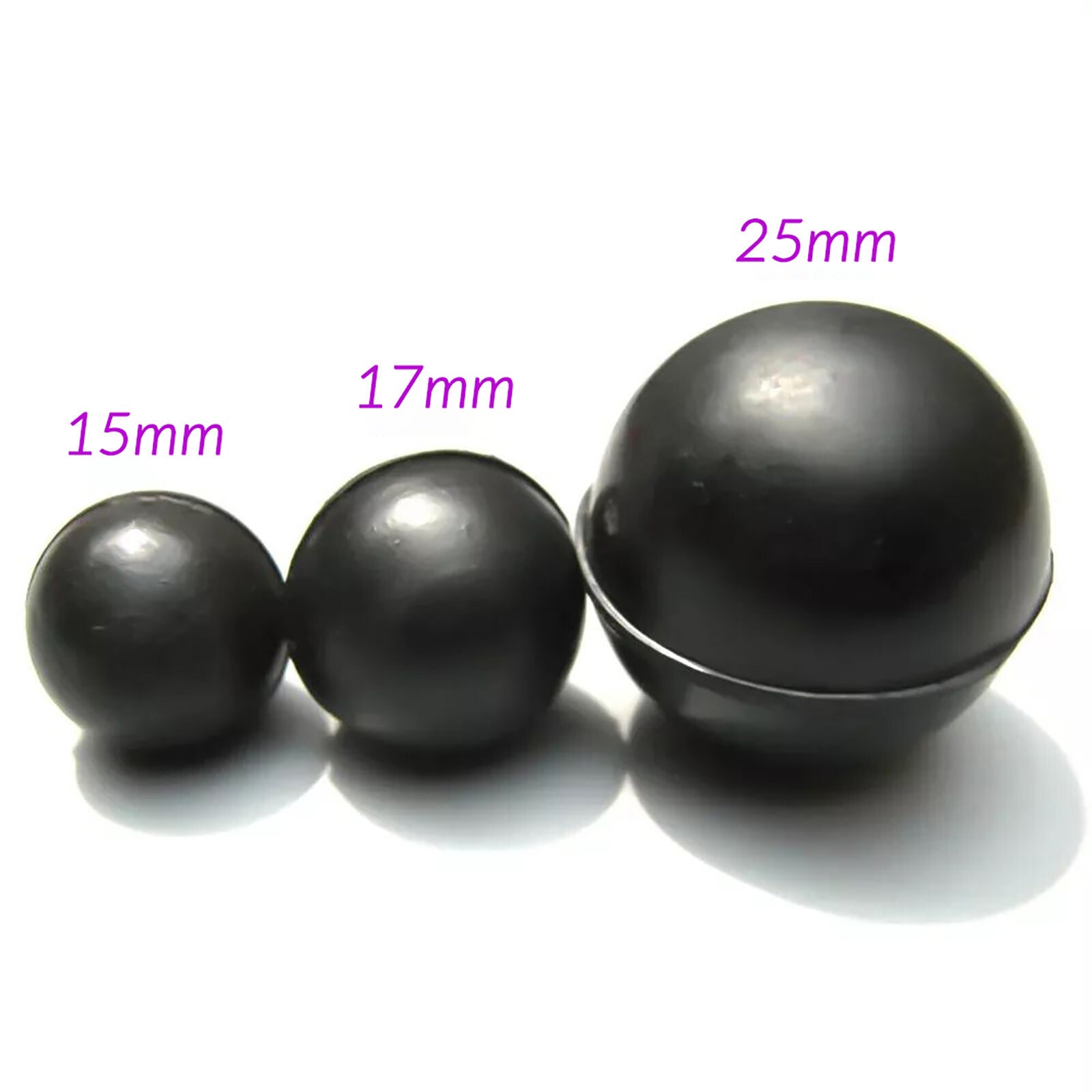Nitrile Rubber Balls 2mm 2.5mm ~ 100mm Black Round Solid Rubber Ball Bouncy Ball