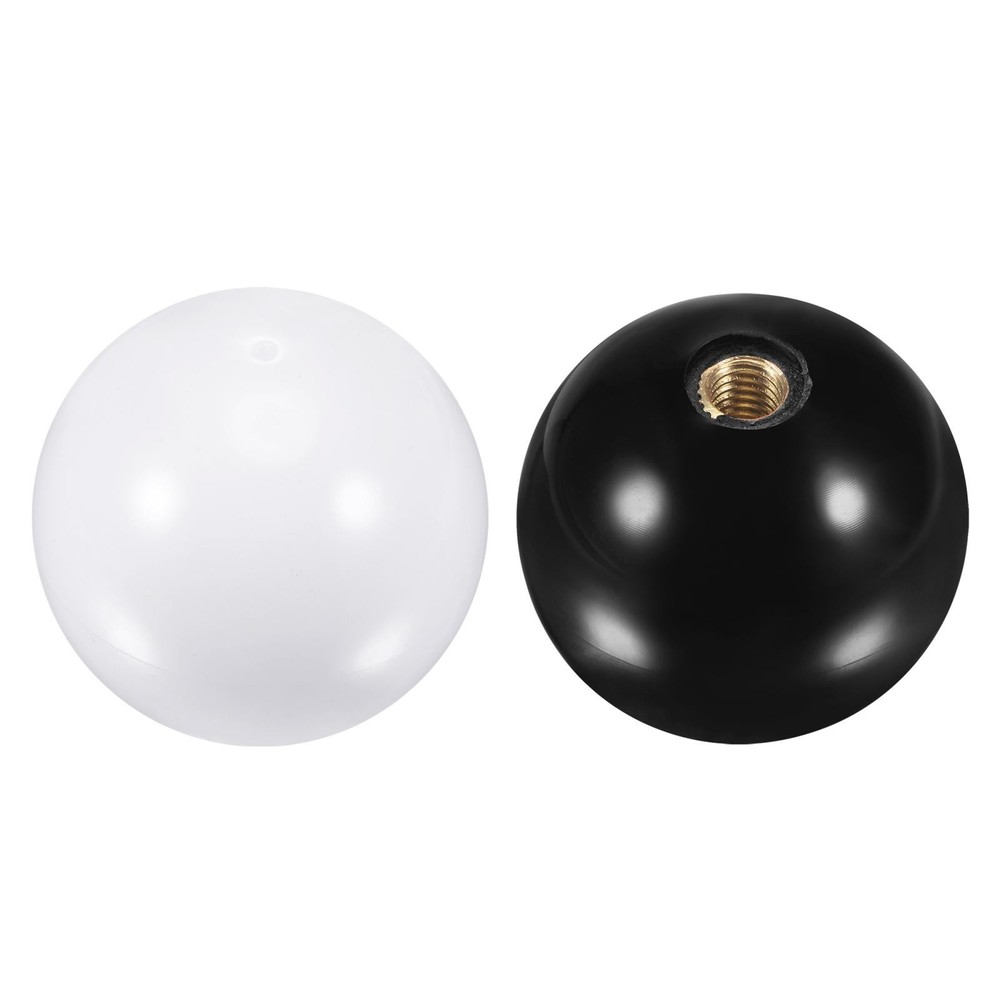 Top Ball Head Joystick Arcade Knob Game Replacement White/Black