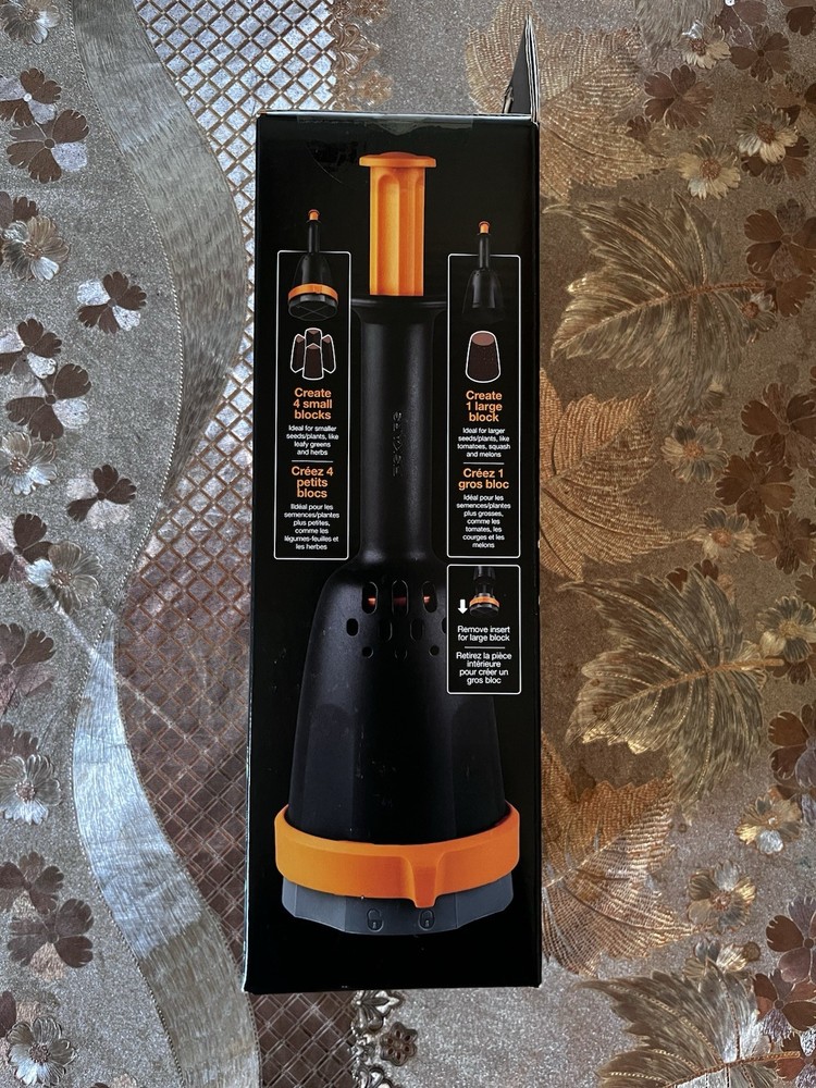 FISKARS Soil Block Maker Eco-Friendly Seedling Starter Garden