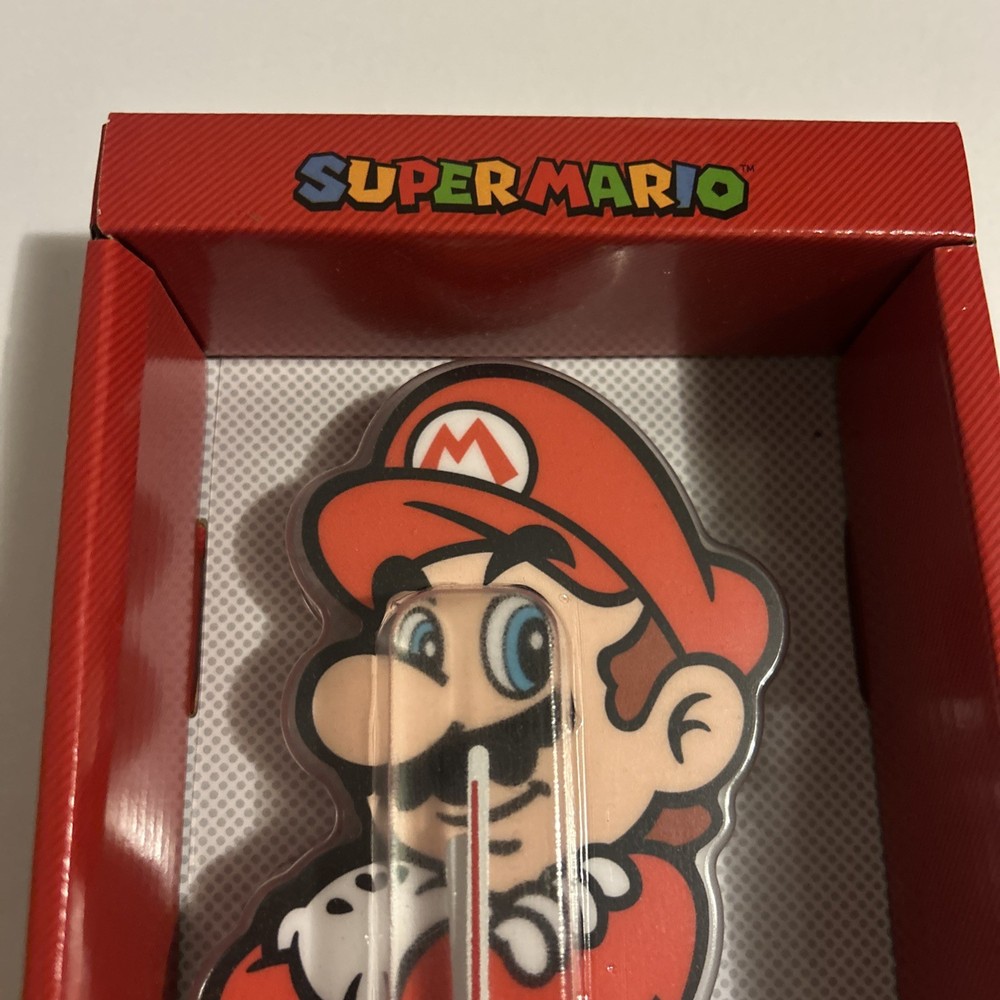 Retro Nintendo Super Mario Tabletop Clock Battery Powered