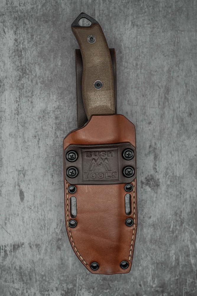 esee 5 sheath : hybrid kydex leather