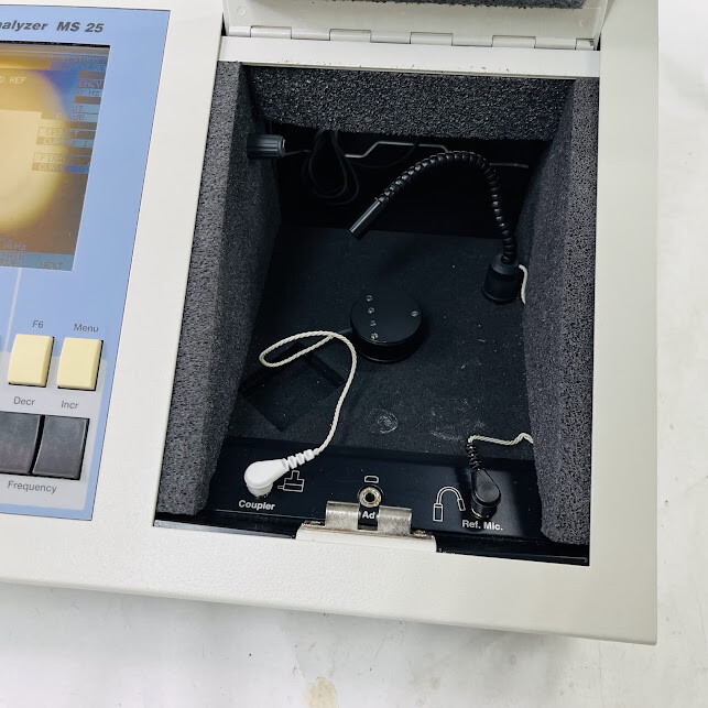 InterAcoustic Hearing Aid Analyzer MS25 LCDburned SoundtestGood UnablePrinter