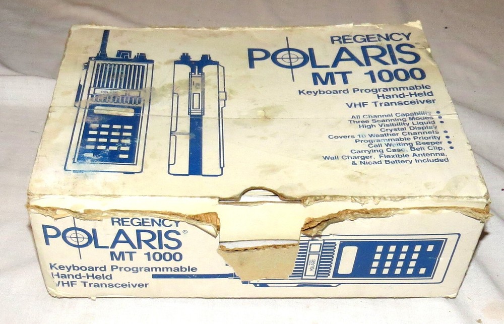 Regency Polaris MT 1000 Keyboard Programmable Hand-Held VHF Transceiver