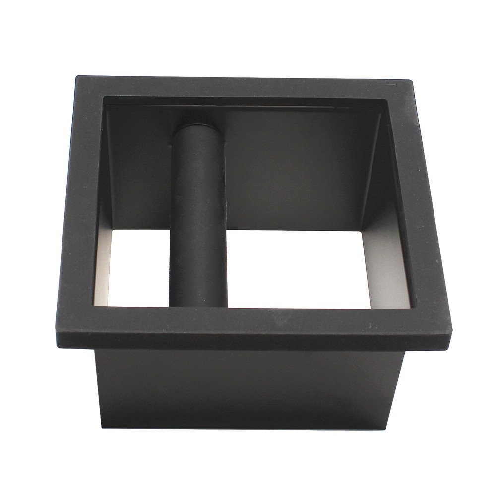 Flat Mouth Coffee Grounds Knock Chute Espresso Residue Bin Embedded Bottomless