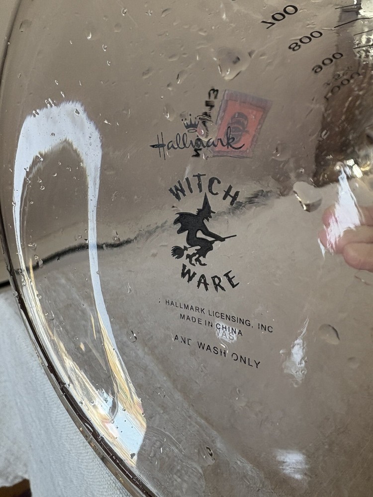 Hallmark:Witch Ware Halloween Alchemy Decor Party #1313 Beaker & Flask Barware