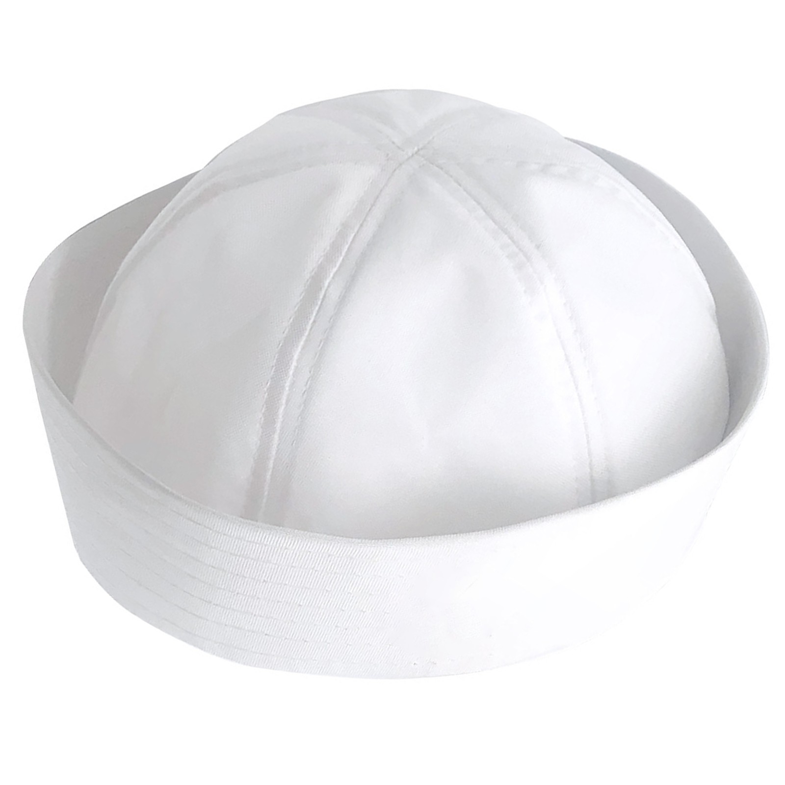 WHITE NAVY SAILOR HAT POPEYE GILLIGAN DOUGHBOY CHILD ADULT COSTUME ACCESSORY
