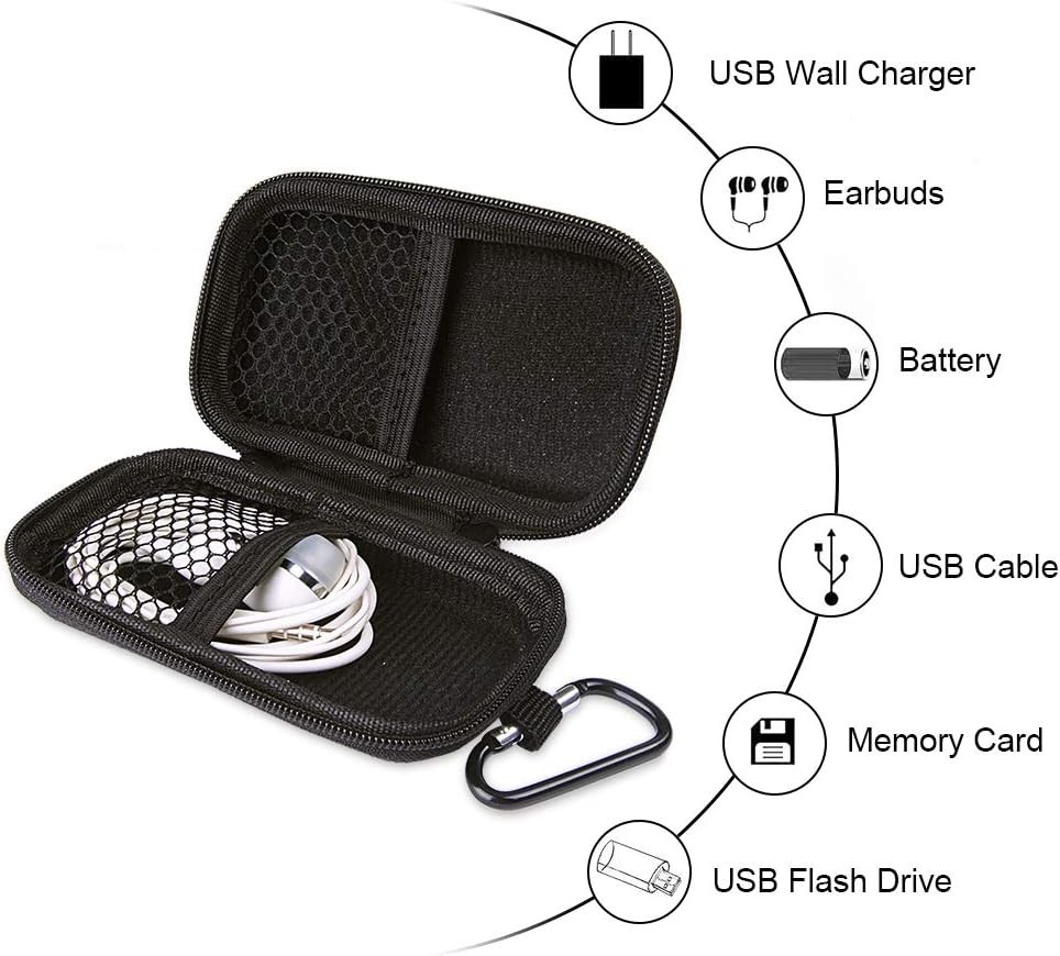 Durable Mp3 Player Case Usb Flash Drive Case Bag Wallet 2pack Eva Shockproof Har