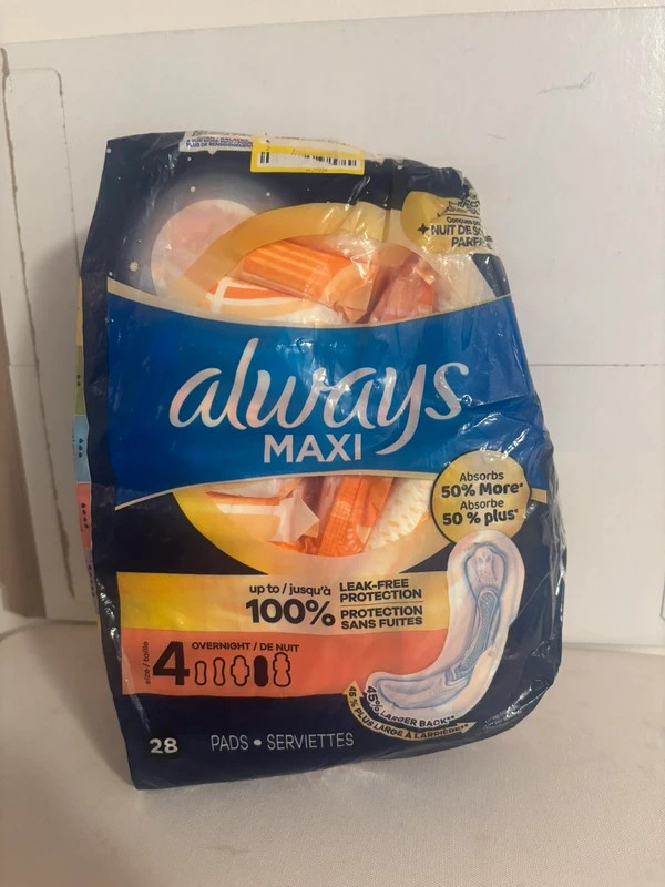 Always Maxi Pads size large