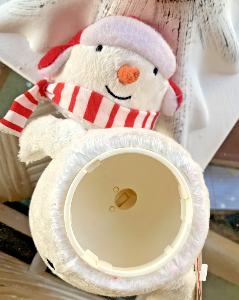 Vintage Hallmark Pooping Snowman Candy Dispenser With Tag