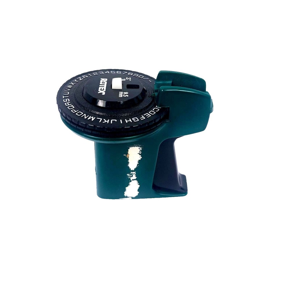 Rotex Manual Label Maker 3/8"- 9.5mm Vintage