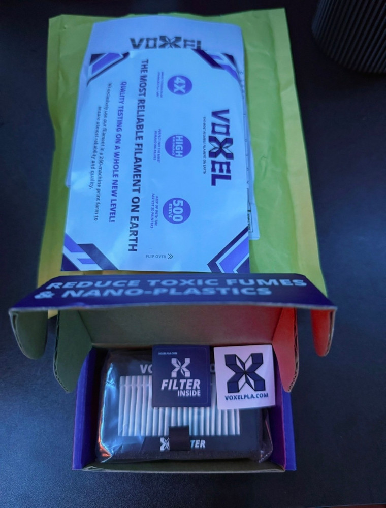 VOXELPLA Bambu Lab X-Filter (HEPA 13 & Carbon Combo Filter)