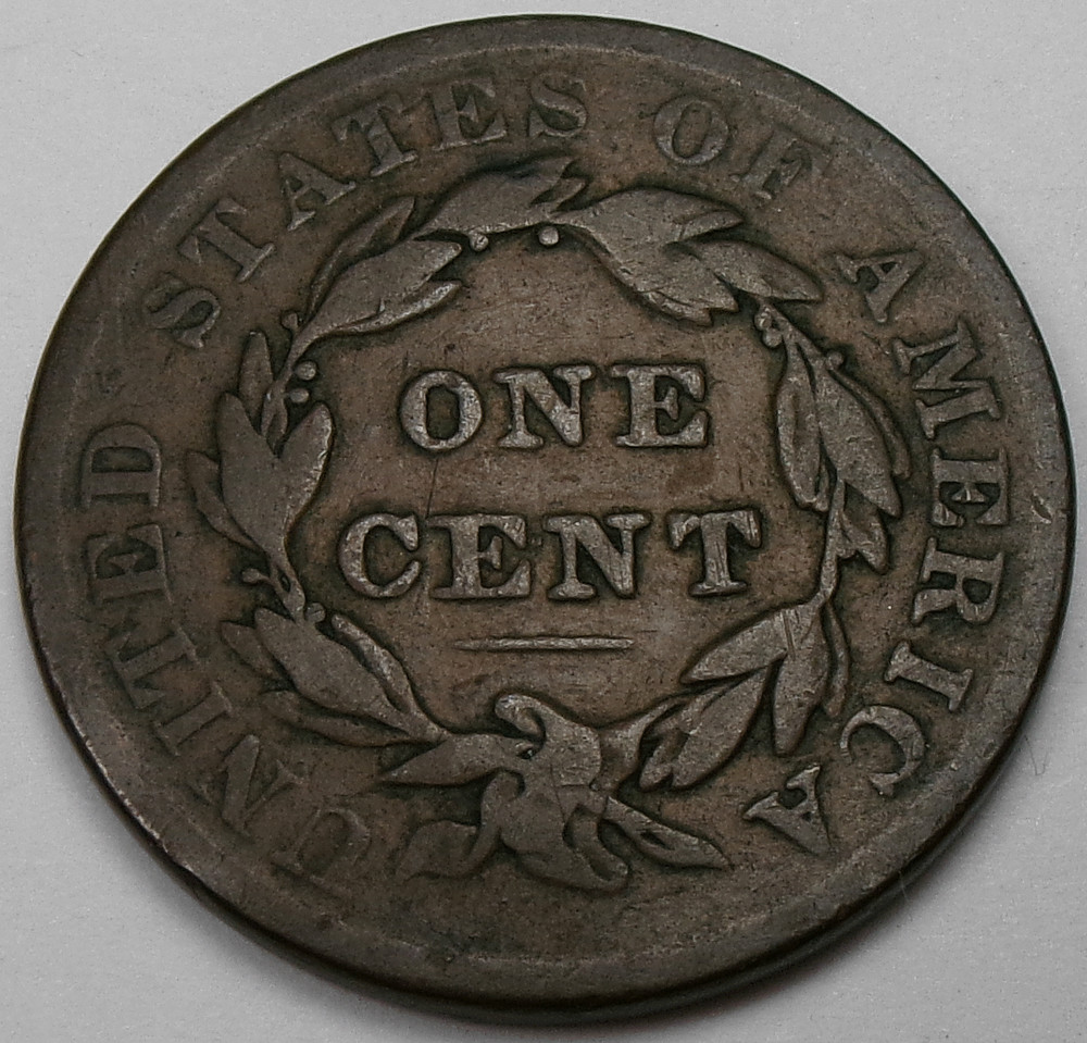 1837 Young Head 1¢ Large Cent