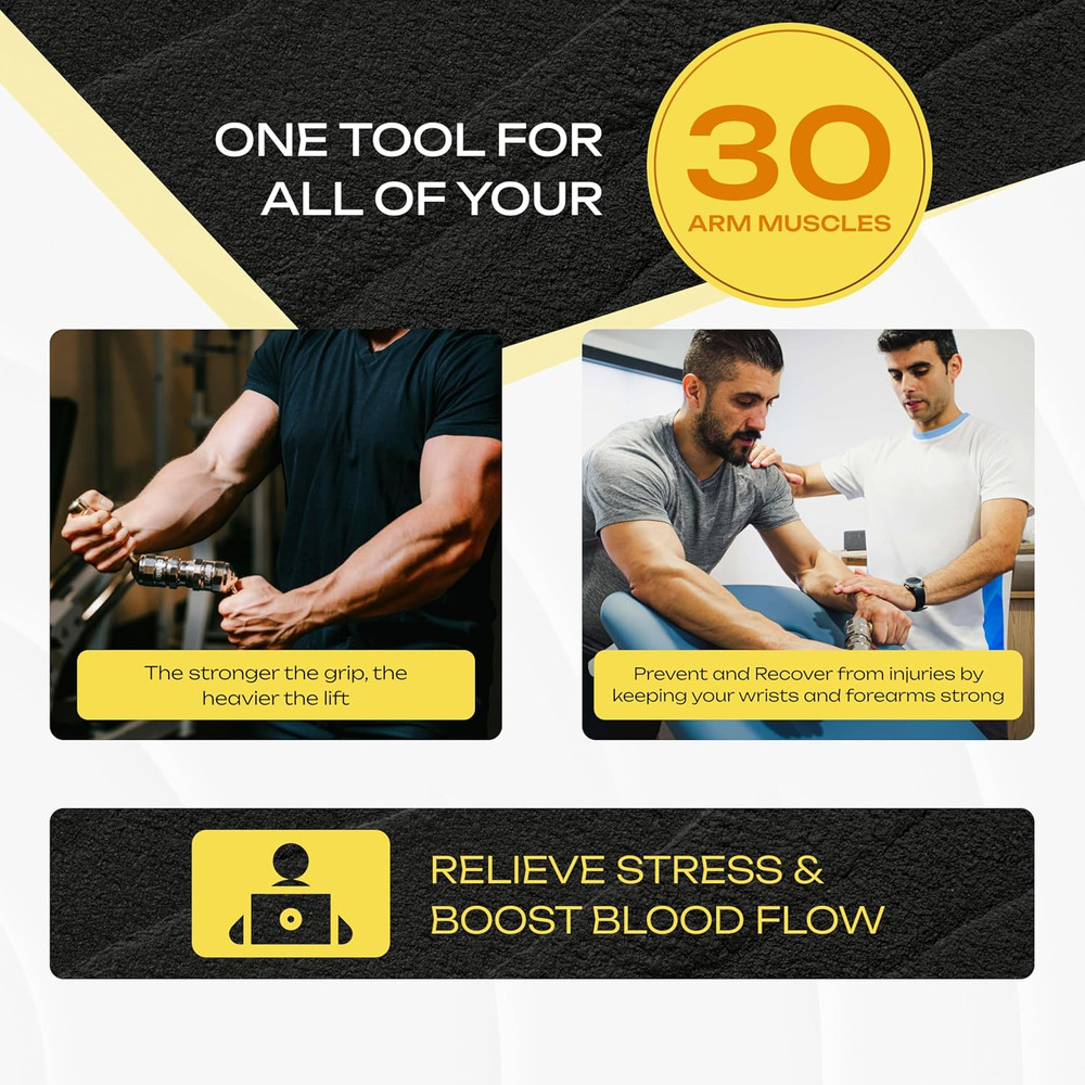 Tornado – the Absolute 3D Arm Builder | Upper Body Exercise Equipment for Chest,