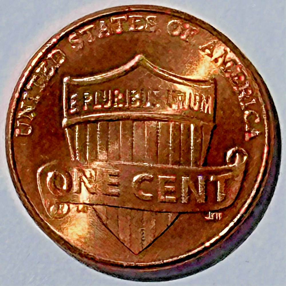 MINT ERROR - 2023-P "EXTRA V" LINCOLN SHIELD CENT (NICE COIN) (RED, HIGH GRADE)