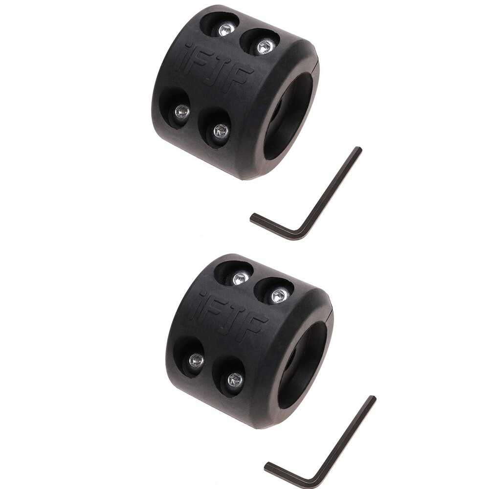 2xFor ATV UTV Winch Split Cable Hook Stop Stopper Set Rubber Cushion