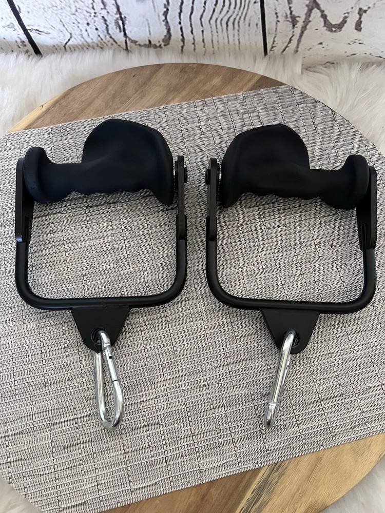 Ergonomic Cable Machine V-Bar / Neutral Grip Handle Attachment (Pair) NEW