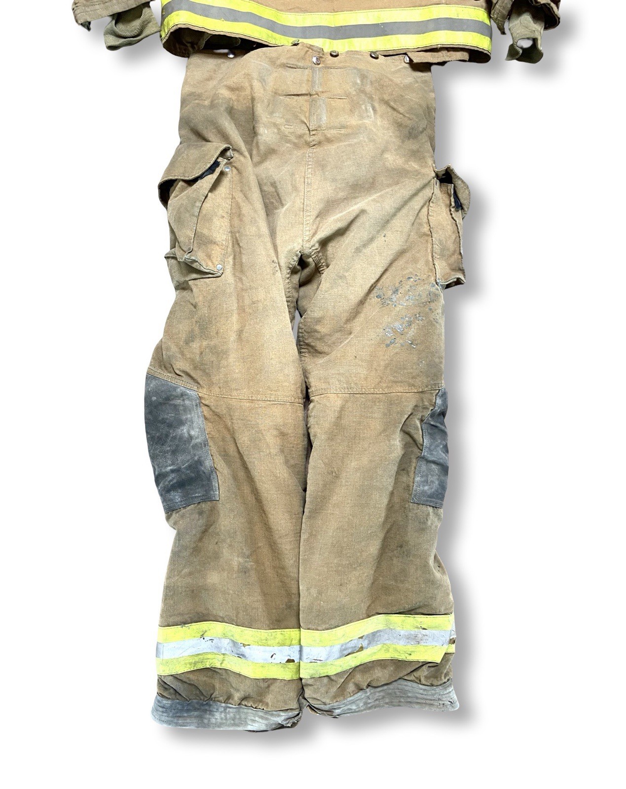 Vintage 80s 90s Janesville Turnout Gear Firefighter Uniform Coat Pants Sz 48/29R