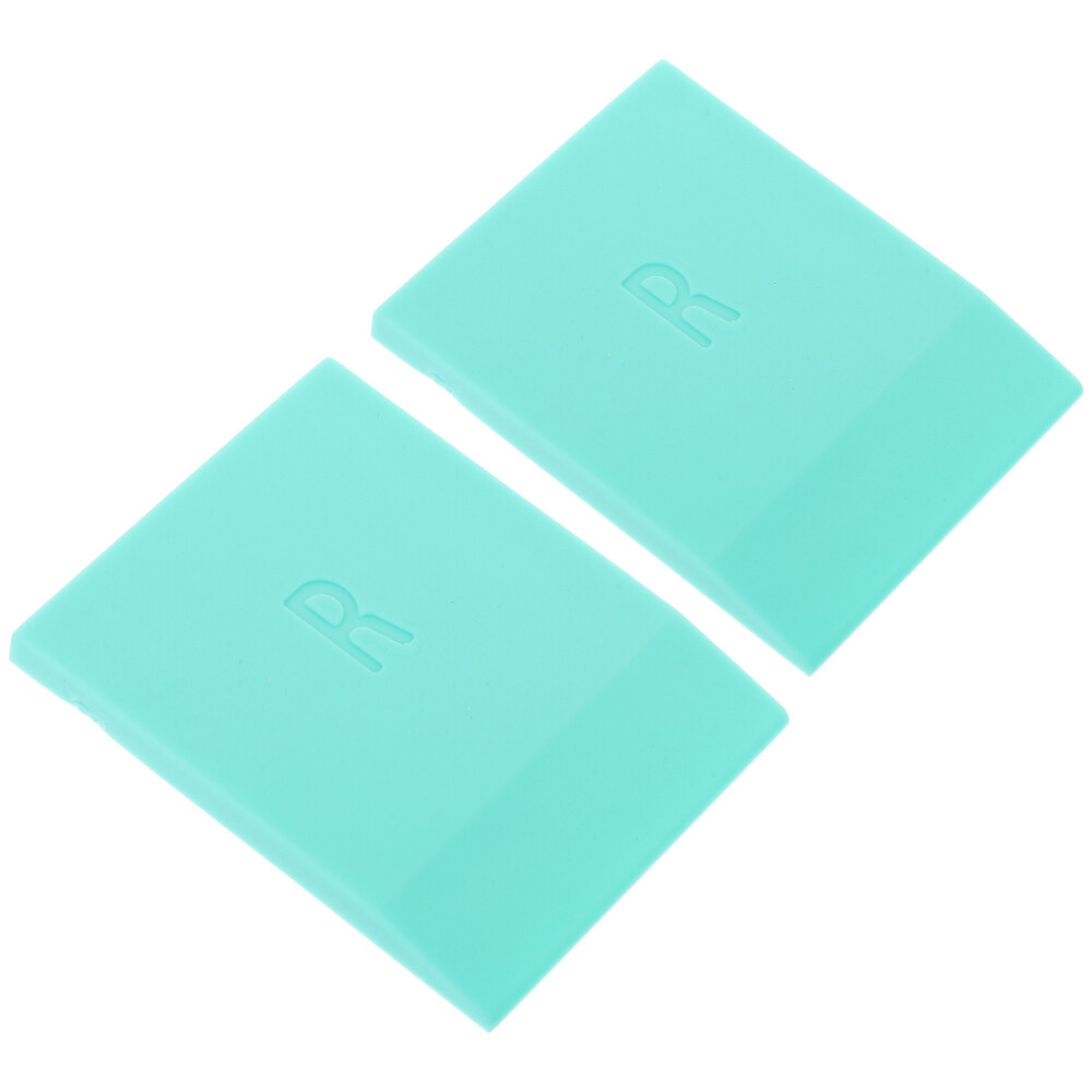 2 Pcs Rubber Screen Printing Squeegee Ink Scraper for Hand Printing