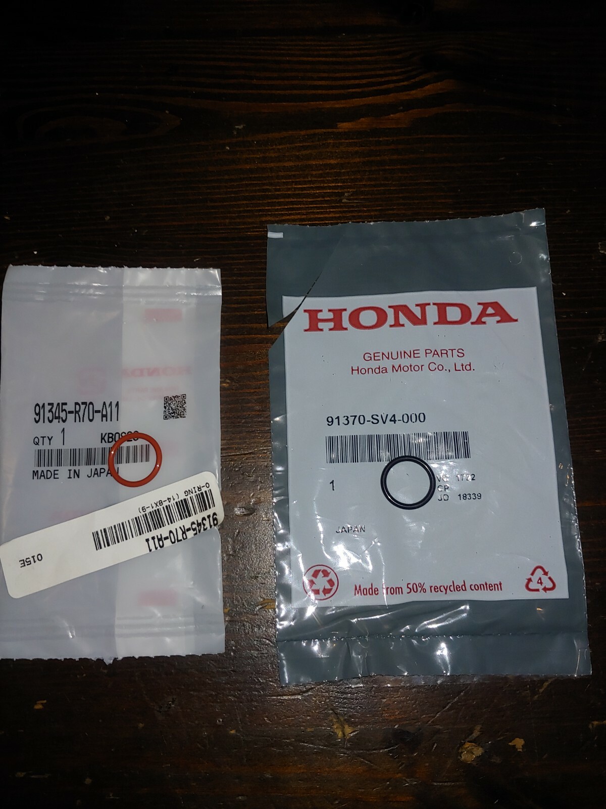 OEM ACURA HONDA Power Steering Pump Inlet & Outlet O-Ring 2PC Kit NEW 08+ MODELS