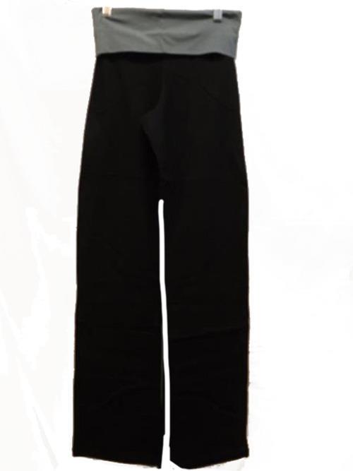 New Yoga Pants Womens Athletic Foldover Stretch Gym Casual Comfy Lounge S-M-L