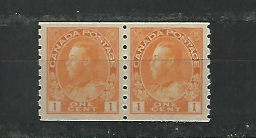 Canada, Postage Stamp, #126 Pair Mint NH, 1923, JFZ