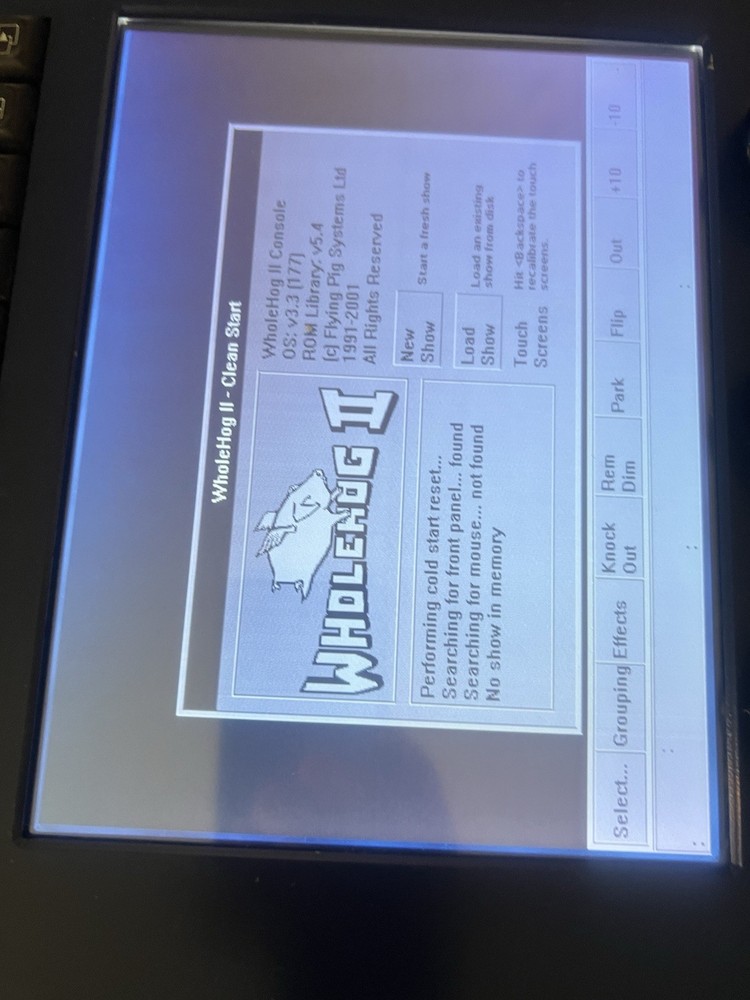 FLYING PIG SYSTEMS ROAD HOG 2 FULL BOAR LIGHTING CONSOLE