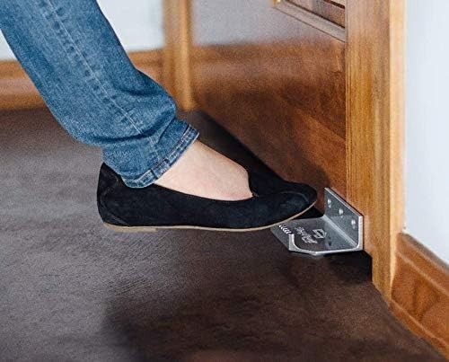 StepNpull No Touch, Foot-Operated Door Pull/Opener, Black, 2-Pack