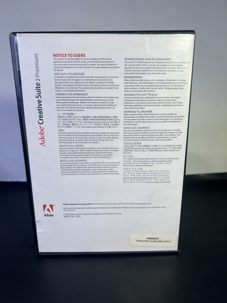Adobe Creative Suite 2 Premium for Apple Mac w/ Serial - Complete Tested #3