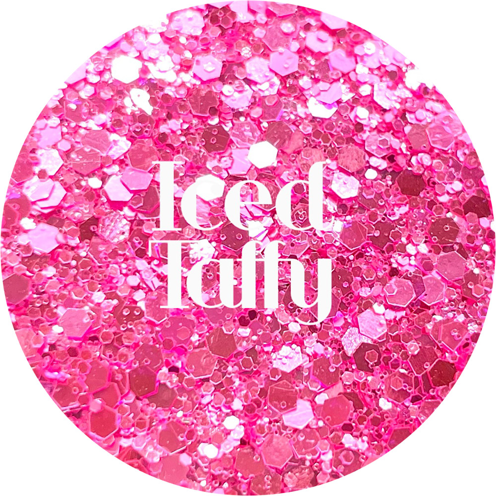 Premium Polyester Glitter - Pink Chunky Mix