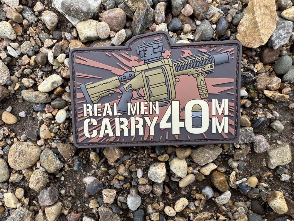 Patriot Patch Co. - Real Men Carry 40mm - Patch