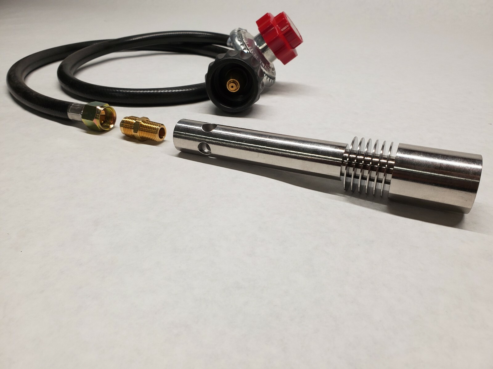 Mr. Shorty Foundry/Forge Propane Burner, Jet Torch with Regulator and fitting