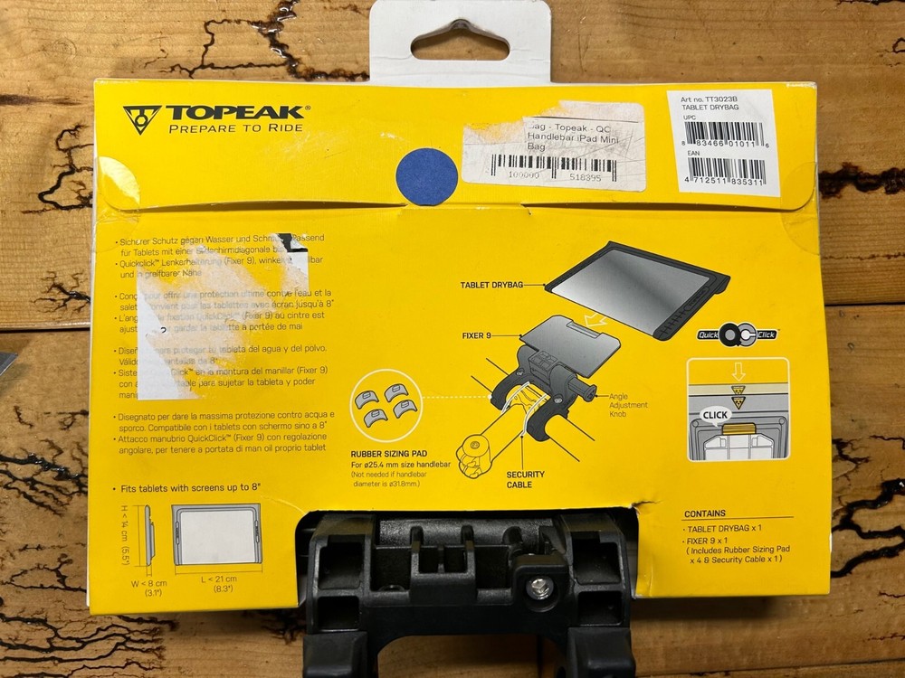 Topeak Tablet Drybag and Mount