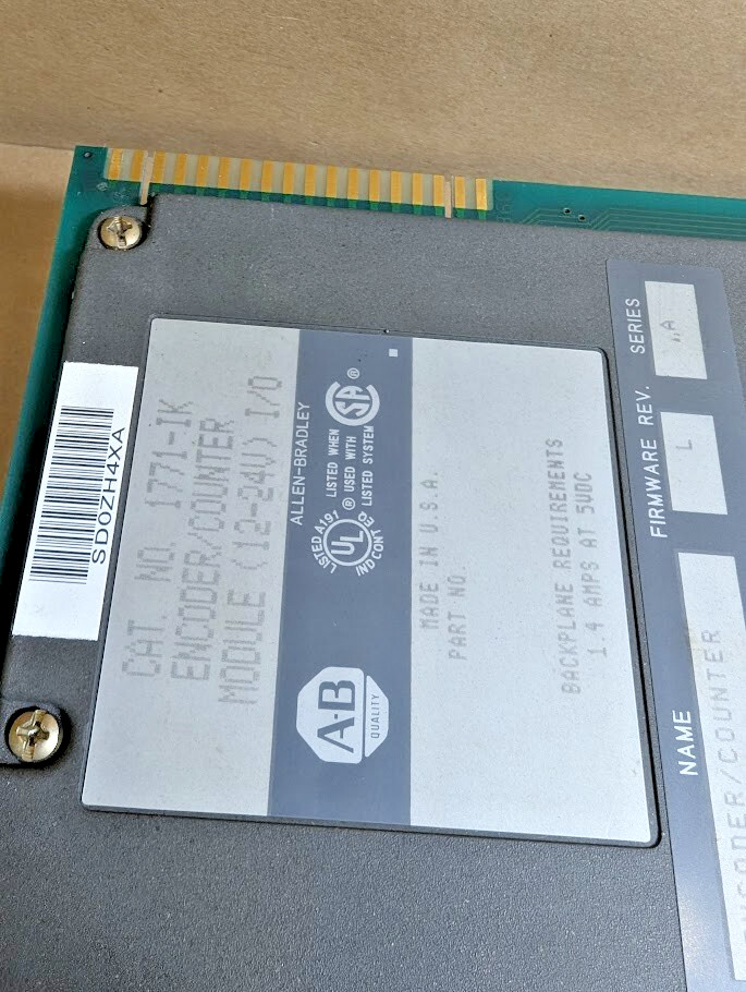 Allen-Bradley 1771-IK PLC-5 Encoder/Counter Module, 12-24V DC