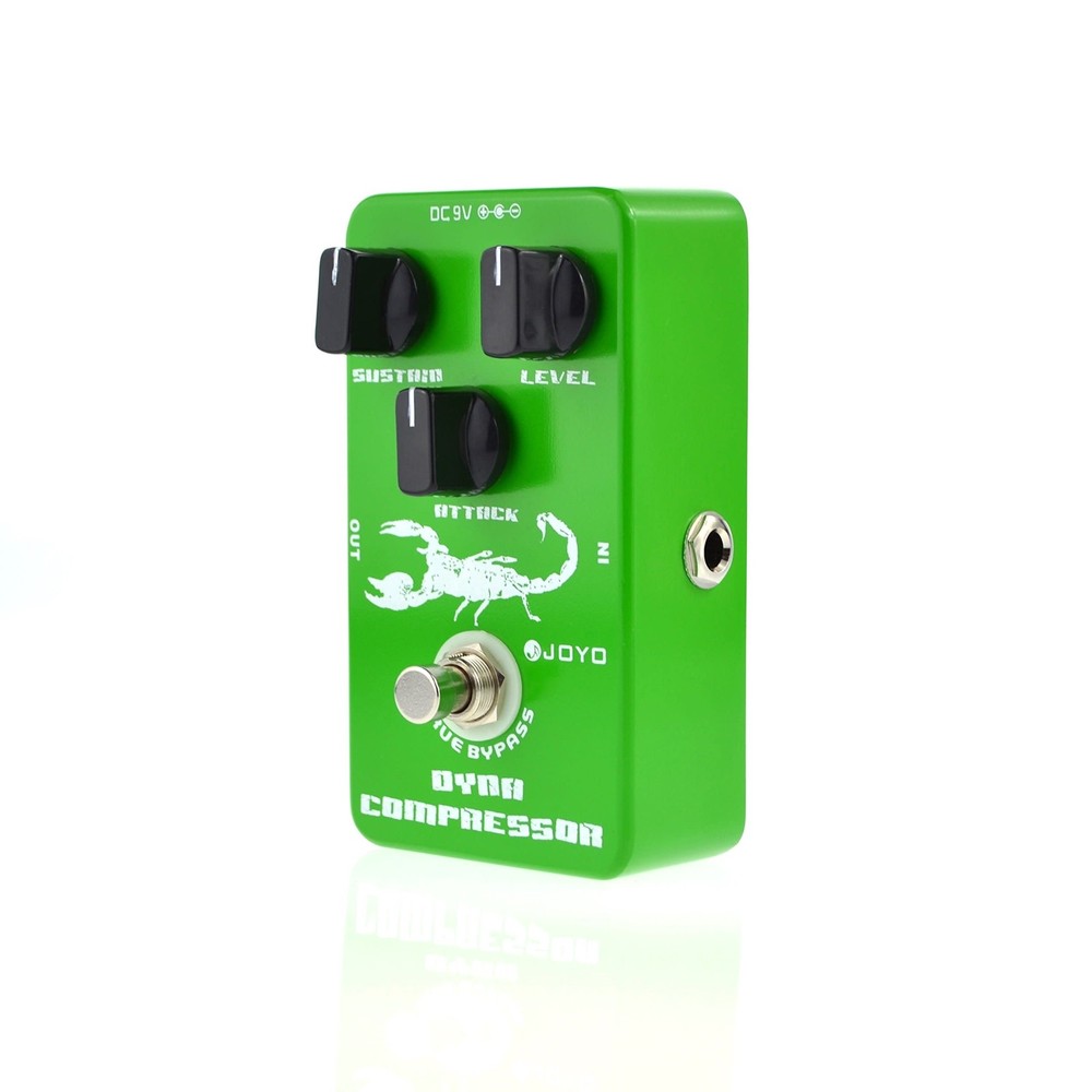 Joyo JF-10 Dynamic Compressor Pedal US Dealer w/ 2 Patch Cables