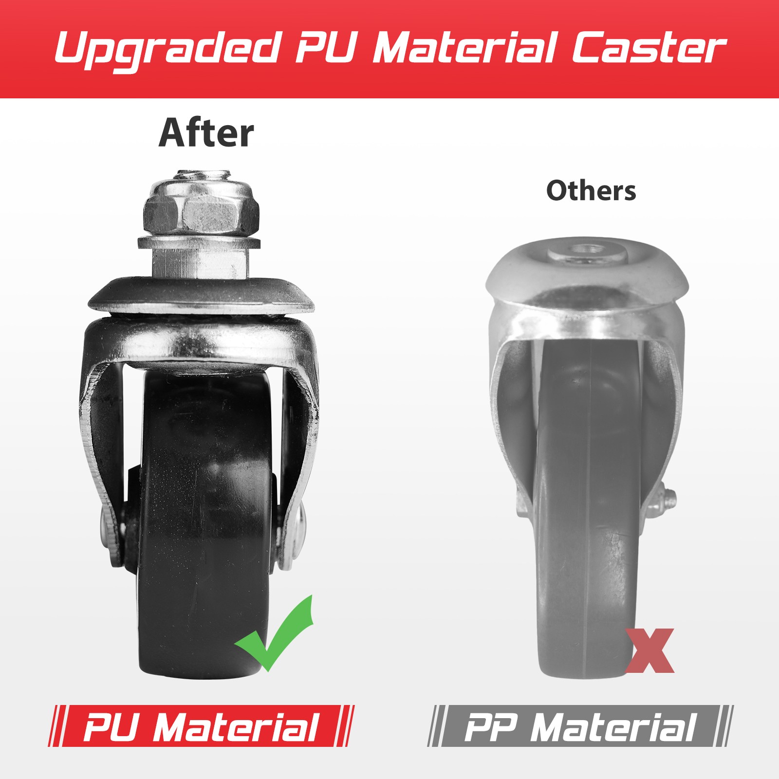 3x Snowmobile Dolly Set Max Supporting 1500Lbs Heavy Duty Straps RED