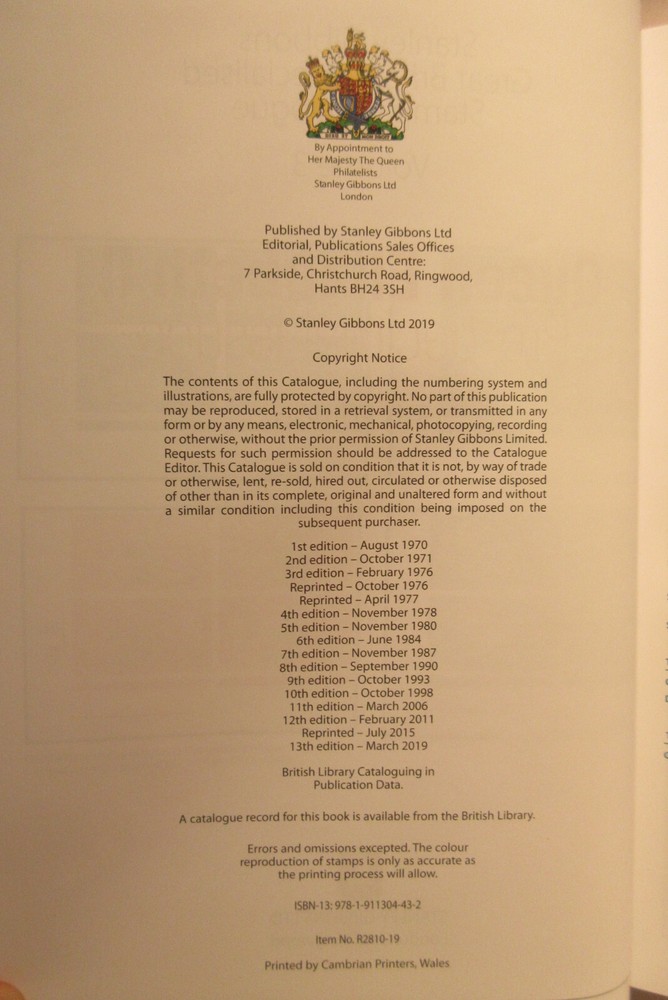 Stanley Gibbons Great Britain Specialised Stamp Catalog Elizabeth II Pre Decimal