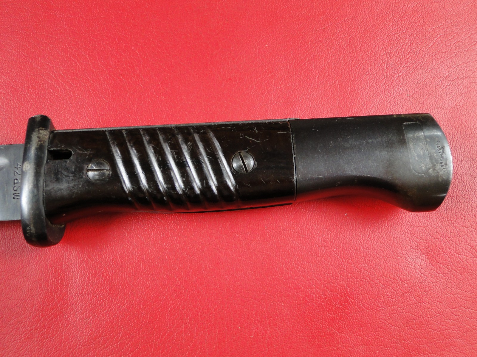 Excellent Original WWII German K98k Bayonet Horster 1942. (SMA3513)