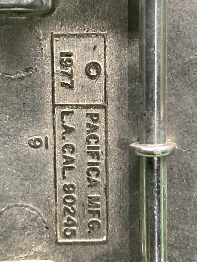 Vintage 1977 KISS Belt Buckle Pacifica