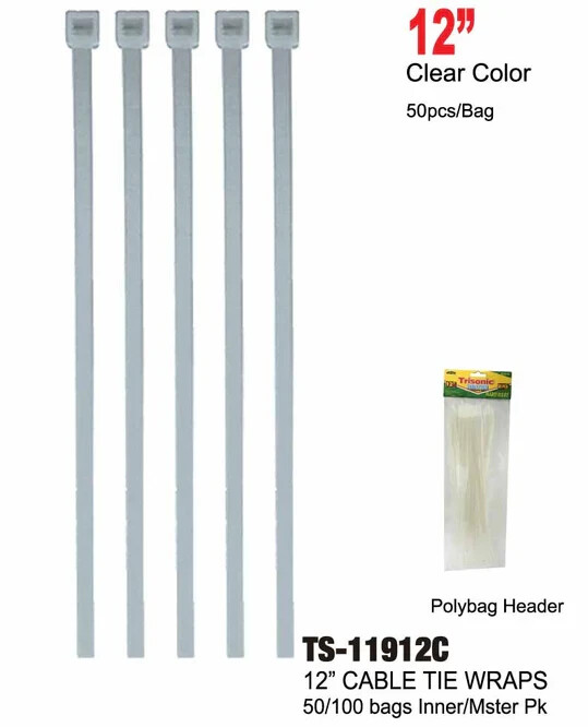 Trisoncie cable tie 12”  50pcs