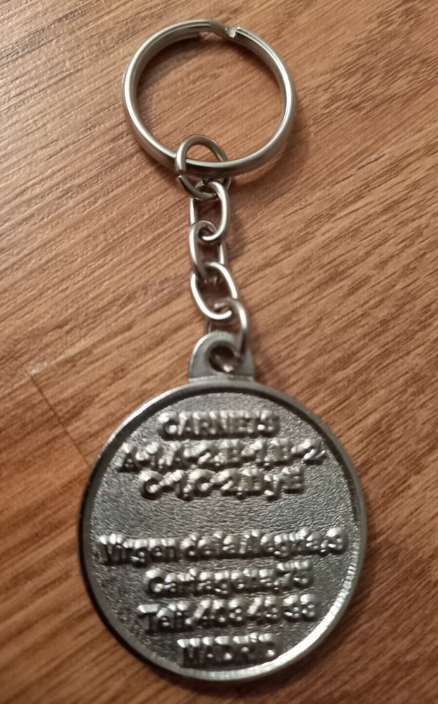 Leon driving school vintage key ring