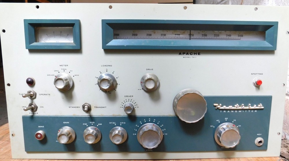 Heathkit "Apache" TX-1 Transmitter. Overall appearance is very good to excellent