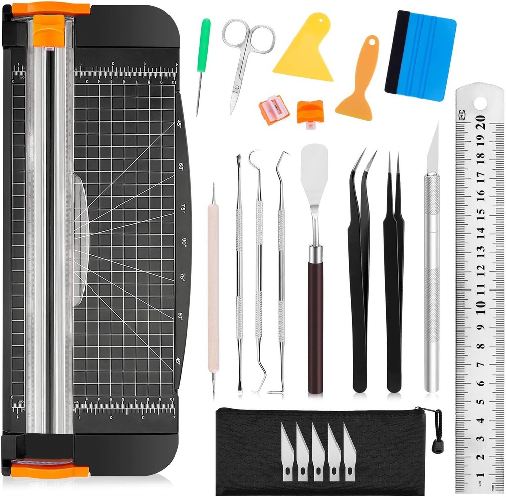 23PC Vinyl Weeding Tool Set for Crafting & Cutting – Includes 12" Tools