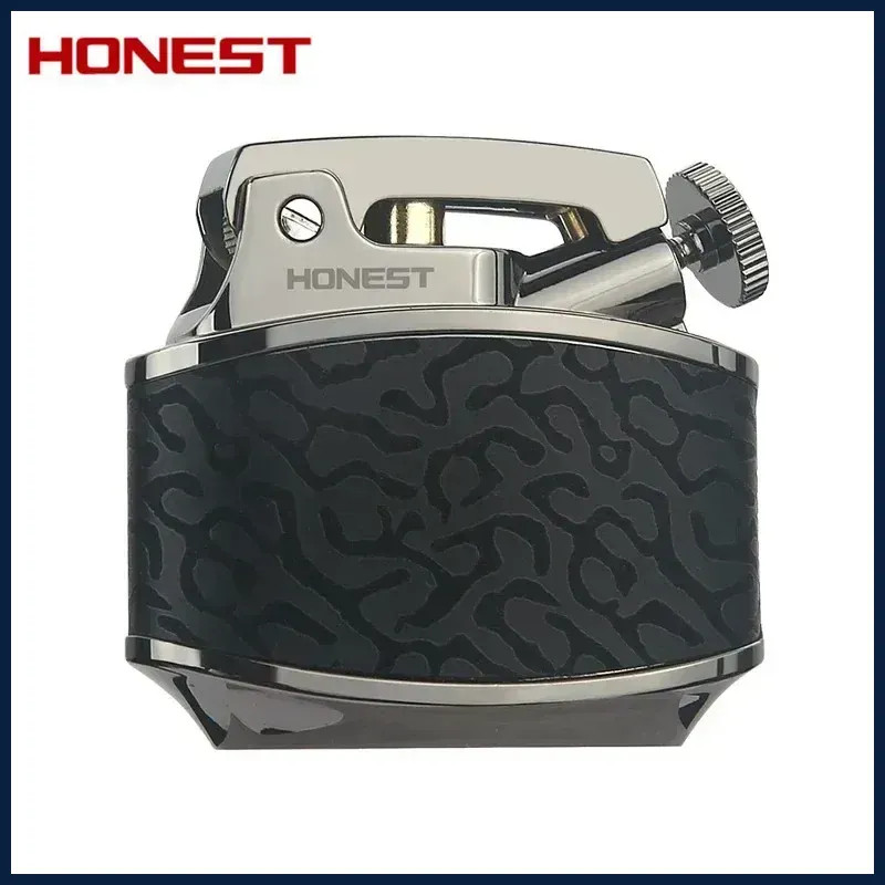 Creative Retro Shape Kerosene Lighter Press Ignition Metal Material Texture
