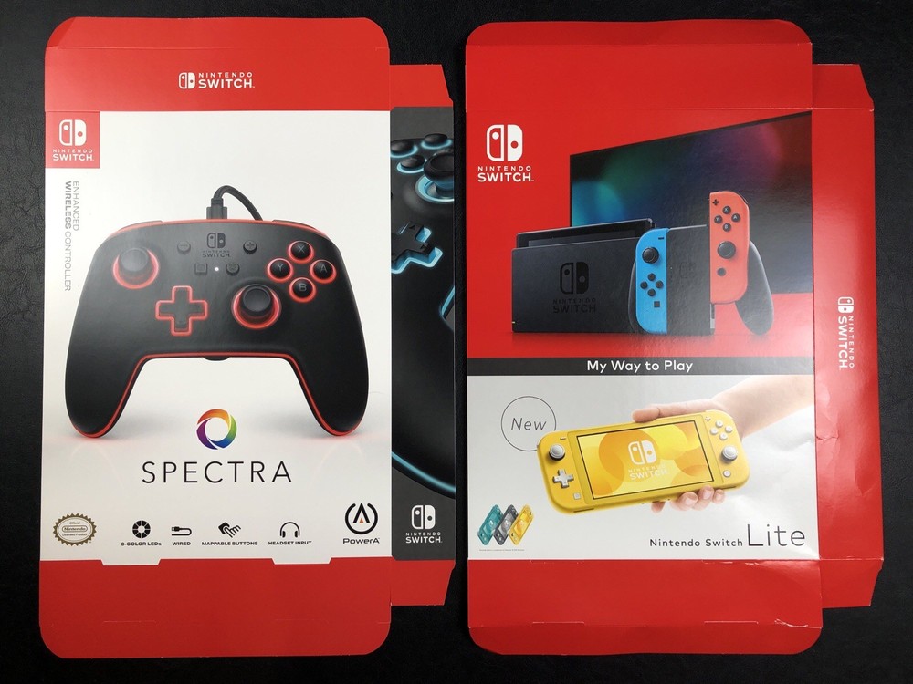 2x Large Nintendo Switch/Switch Lite & Spectra Controller - Promo Display Boxes