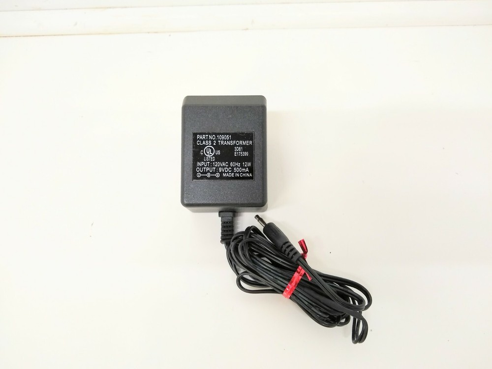 CULUS Class 2 Transformer 120 VAC, 60Hz, 12W, 9 VDC BR